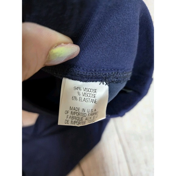 Theory Chrisley Classical Navy Skinny Pant Size P‎ (S) Pockets Bodycon Soft New - Picture 11 of 11